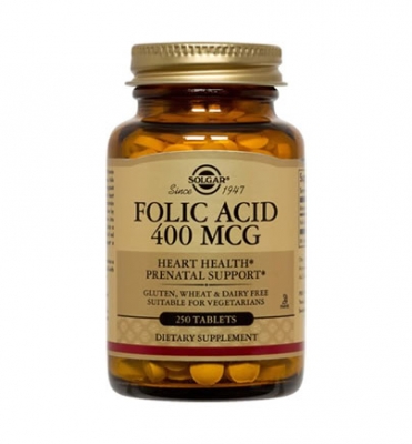 Solgar Folacin (Folic Acid) 400μg tabs 100s