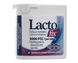 Uni-Pharma Lacto Fix 5000FFC 25 Μασώμενα Δισκία