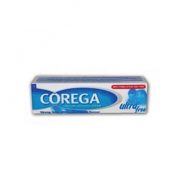 Corega ULTRA FREE CREAM Κόλλα για Οδοντοστοιχίες 40gr