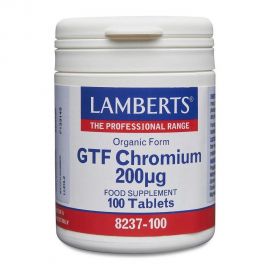 Lamberts GTF Chromium 200mg 100 caps