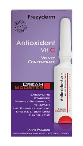 Frezyderm Cream Booster Antioxidant Vit C 5ml Αντιοξειδωτική Προστασία, Λάμψη & Αντιγηραντική Δράση