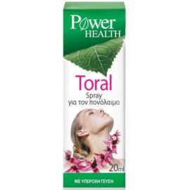 Power Health Toral 20ml Φυσικό σπρέι για τον πονόλαιμο και τον ερεθισμένο λαιμό