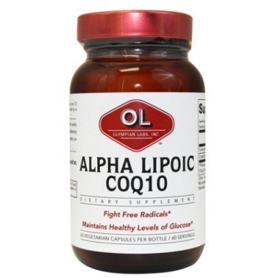 Olympian Labs Alpha Lipoic Acid CoQ10 100mg 60caps