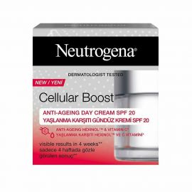 Neutrogena Cellular Boost De-Ageing Day Care SPF20 Αντιγηραντική Κρέμα Ημέρας Προσώπου 50ml