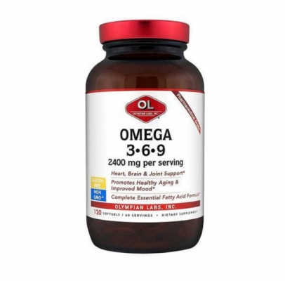 Olympian Labs Omega 3-6-9 2400mg 120 μαλακές κάψουλες