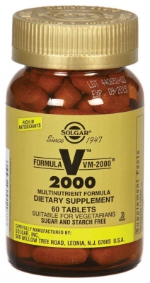 Solgar Formula Vm 2000 Tabs 60s Υψηλής ισχύος με αμινοξέα,πεπτικά ένζυμα, 