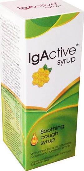 IgActive Soothing Cough Syrup Καταπραϋντικό Σιρόπι για το Βήχα, 150ml