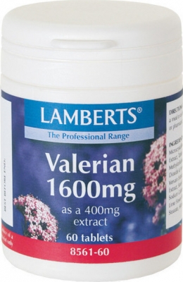Lamberts Valerian 1600μg 60 tabs