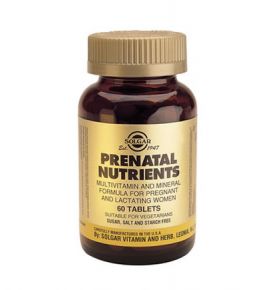  Solgar Prenatal Nutrients tabs 60s