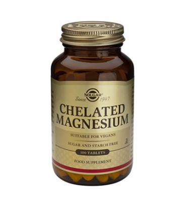  Solgar Chelated Magnesium 100mg tabs 100s