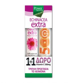 Power Health Echinacea Extra 24s & ΔΩΡΟ Vitamin C 500mg 20s