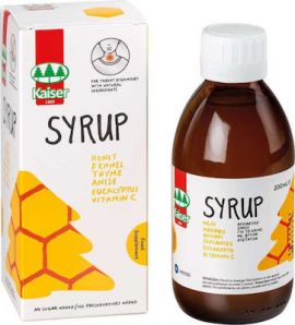 Kaiser Syrup Σιρόπι για τον Ερεθισμένο Λαιμό με βότανα, μέλι και βιταμίνη C 200ml
