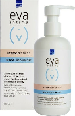 Intermed Eva Intima Herbosept Υγρό Καθημερινού Καθαρισμού Ευαίσθητης Περιοχής με Φυσική Αντιβακτηριδιακή Προστασία, 250ml