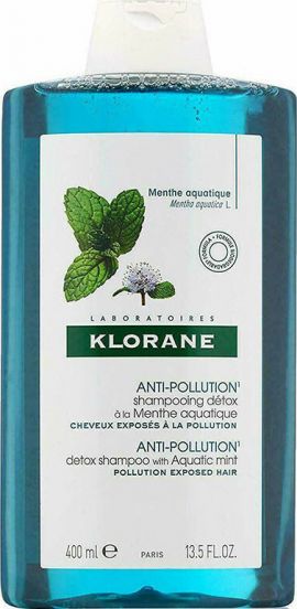 Klorane Aquatic Mint Σαμπουάν για Βαθύ Καθαρισμό για Όλους τους Τύπους Μαλλιών 400ml
