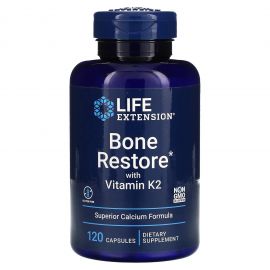Life Extension Bone Restore with Vitamin K2 Συμπλήρωμα Διατροφής 120Caps.