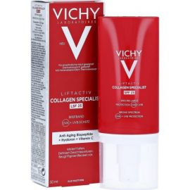 Vichy Liftactiv Collagen Specialist SPF25 with Anti-Aging Biopeptide, Hyaluron & Vitamin C 50ml