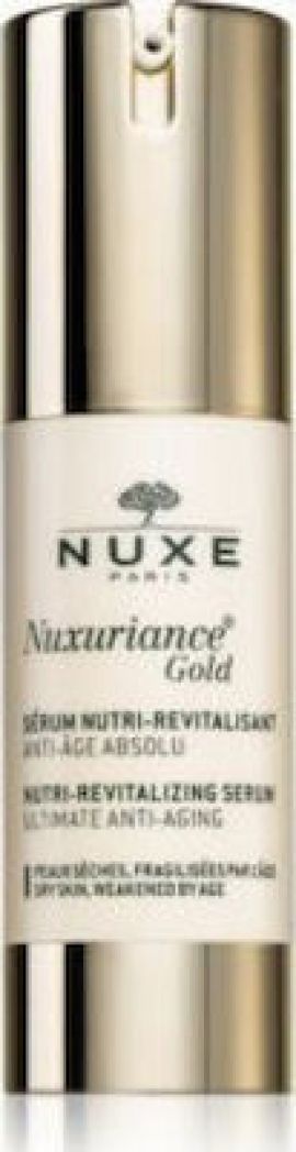 Nuxe Nuxuriance Gold Nutri-Revitalizing Serum Αντιγηραντικός & Επανορθωτικός Ορός Θρέψης & Αναζωογόνησης 30ml.