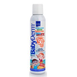 Intermed BabyDerm Invisible Sunscreen Spray for Kids SPF50+ With Vitamin C Διάφανο Αντηλιακό Σπρέι για Παιδιά 200ml