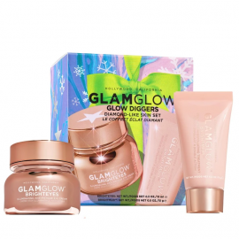 Glamglow Diggers Diamond Set BrightEyes Eye Cream 15ml & Brightmud Treatment Mask 15g