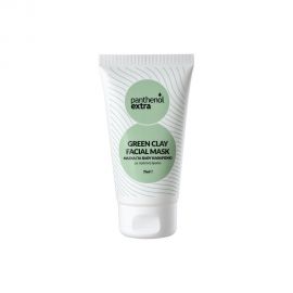 Panthenol Extra Green Clay Facial Mask Μάσκα για Βαθύ Καθαρισμό με Πράσινο Άργιλο 75ml