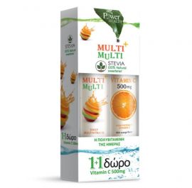Power Health Multi+Multi 24s + ΔΩΡΟ Vitamin C 500mg 20s