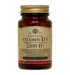 Solgar Vitamin D3 2200IU veg. caps 50s