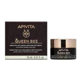 Apivita Queen Bee Absolute Anti-Aging & Reviving Eye Cream Κρέμα Ματιών Απόλυτης Αντιγήρανσης & Αναζωογόνησης, 15ml