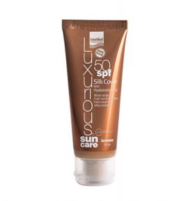 Luxurious Sun Care Silk Cover Bronze Beige with Hyaluronic acid Spf50, 75ml