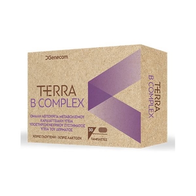 Genecom Terra B Complex 30 ταμπλέτες