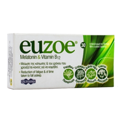Uni-pharma Euzoe Melatonin & Vitamin B12