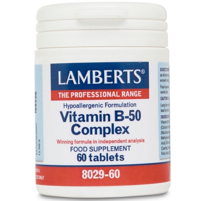 Lamberts VITAMIN B-50 Complex 60 tabs