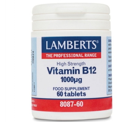 Lamberts VITAMIN B12 1000 μg (Cyanocobalamin) 60 tabs