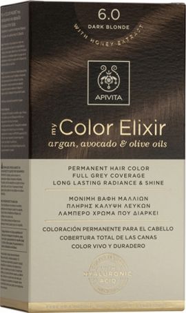 Apivita My Color Elixir  Βαφή Μαλλιών 6.0 Ξανθό Σκούρο