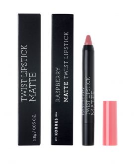 Korres Twist Lipstick Matte Βατόμουρο Dusty Pink 1.5gr Ματ Τελείωμα με Ακρίβεια και Εξαιρετική Διάρκεια