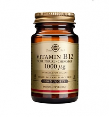  Solgar Vitamin B-12 1000μg Nuggets 100s