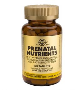  Solgar Prenatal Nutrients tabs 120s
