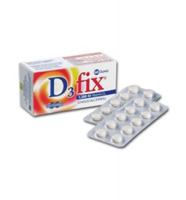 Uni-Pharma D3 Fix 1200 IU Vitamin D3, 60caps