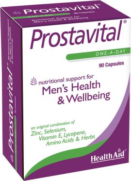 Health Aid Prostavital Συμπλήρωμα για την Καλή Υγεία του Προστάτη, 90caps