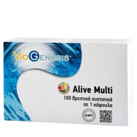 Viogenesis Alive Multi πολυβιταμίνη από συμπυκνωμένες υπερτροφές 60caps