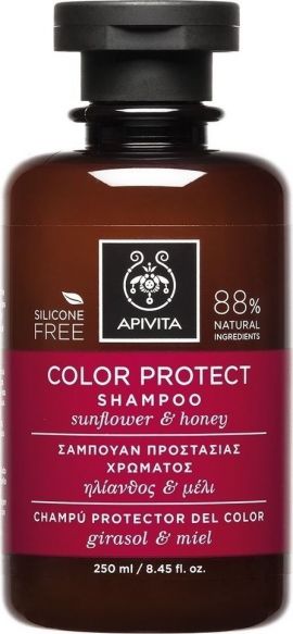 Apivita Σαμπουάν Προστασίας Χρώματος με Ηλιάνθο & Μέλι 250ml