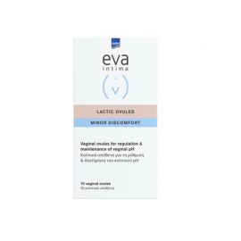 Intermed Eva Intima Lactic Ovules Κολπικά Υπόθετα Με Αλόη & Χαμομήλι 10 κολπικά υπόθετα