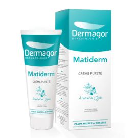 Dermagor Matiderm Creme Purete, Ενυδατική Κρέμα Προσώπου για Λιπαρό Δέρμα με Τάση Ακμής 40ml