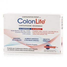 Bionat ColonLife Φυσικό Προϊόν για Παθήσεις του Παχέος Εντέρου 10 Δίσκια & 10 Κάψουλες.